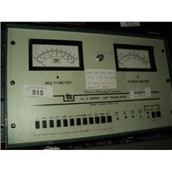 TELEVISION TECHNOLOGY XL-U SERIES UHF TRANSLATOR {print sequence} 18013
