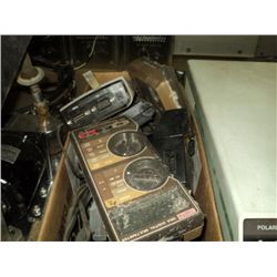 BOX OF MISC ELECTRONIC PARTS