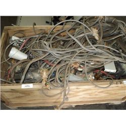 CRATE OF CONNECTORS AND CABLE {print sequence} 212