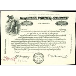 Hercules Powder Company Proof,