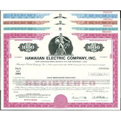 Hawaiian Electric Company Bond Selection