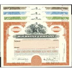 H.J. Heinz Co. Certificate Group,