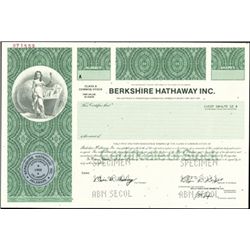 Berkshire Hathaway Inc. Class A Shares,