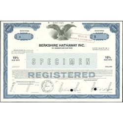 Berkshire Hathaway Inc. Registered Bond,