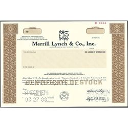 Merrill Lynch & Co. Inc.,