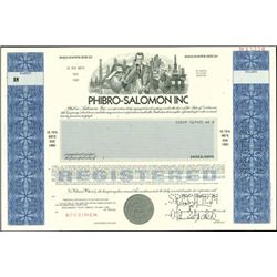 Philbro-Salomon Inc. Bond Specimen,