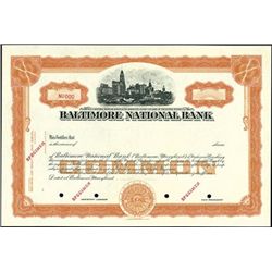 Baltimore National Bank Pair
