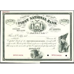 The First National Bank of Batavia,