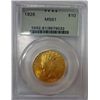 Image 1 : 1926 $10 GOLD PCGS MS61 - POPULAR GOLD