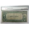 Image 2 : 1882  $5  dated back National currency Deleware County Muncie IN  PMG12
