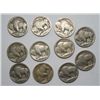 Image 2 : 11  1913S T1  Buffalo nickels  good