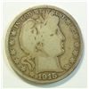 Image 1 : 1915 Barber half $  VG