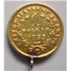 Image 2 : RARE 1853-C $1 GOLD XF DETAILS, LOOPED, REPAIRABLE