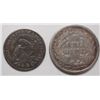 Image 2 : 2 early type coins, 1832 Bust Half Dime VF, 1887 Seated Dime XF, both prob free