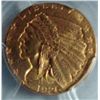 Image 2 : 1926 $2 1/2 Gold Indian  PCGS62