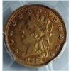 Image 2 : 1836 script 8 $2 1/2 Gold   PCGS45