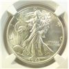 Image 2 : 1943 Walker half $  NGC unc rev cleaned