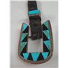 Image 2 : Zuni Ranger Stone to Stone Belt Buckle Set-Marked