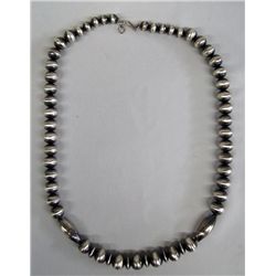 Navajo Sterling Silver Necklace - Virginia Tso