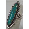 Image 1 : Navajo Ring with Turquoise on Sterling