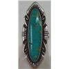 Image 2 : Navajo Ring with Turquoise on Sterling