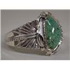 Image 3 : Navajo Nevada Green Turquoise Bracelet - C. Draper