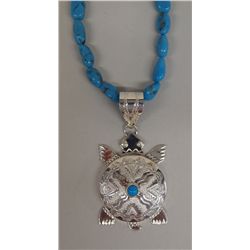 Navajo Sterling Turquoise Choker - Mariano