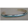 Image 2 : Zuni Sterling Turquoise Inlay Bracelet Hallmarked