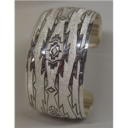 Navajo Sterling Silver Bracelet - Zane Tahe