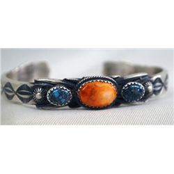 Navajo Sterling Bracelet - Martha Cayanito