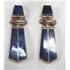 Image 1 : Sterling Silver Lapis Earrings