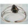 Image 2 : Silver Plate Moss Agate Bracelet