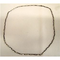 Navajo Sterling Silver Handmade Chain - F. Tabaha