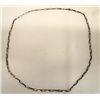 Image 1 : Navajo Sterling Silver Handmade Chain - F. Tabaha
