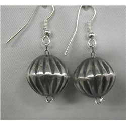 Navajo Sterling Silver Earrings - Virginia Tso