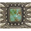Image 2 : Navajo Sterling Turquoise Pin - Herman Smith