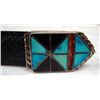 Image 4 : Zuni Channel Inlay, Buckle, Keepers & Tip by HL