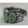 Image 3 : Navajo Sterling Turquoise Bracelet - Frances