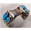 Image 1 : Sterling Turquoise Watch Bracelet - TK Emerson