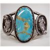 Image 1 : 1970's Sterling Turquoise Horny Toad Bracelet