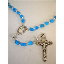 Navajo Sterling Turquoise Rosary