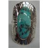 Image 2 : Navajo Sterling Turquoise Ring - Edison Begay