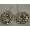 Image 3 : Navajo Sterling Reversible Earrings - E. Begay