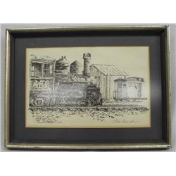 Railroad Print, Signed/Numbered Dick Dillingham