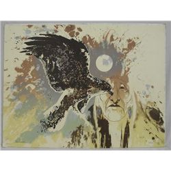 Signed Lithograph ''Summer Hawk'' - Bert Seabourn