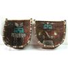 Image 1 : Two Matching Painted Kachina Standing Baskets