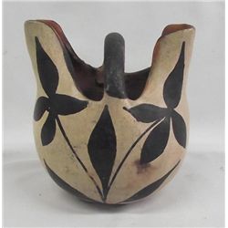 1930s Santo Domingo Pottery Pitcher With Handle