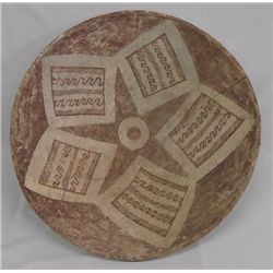 Prehistoric Hohokam Sacaton Red on Buff Platter