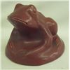 Image 1 : 1939 Sequoyah Red Pottery Frog Figure - Ada