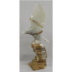 Carved Onyx Large Eagle Statue